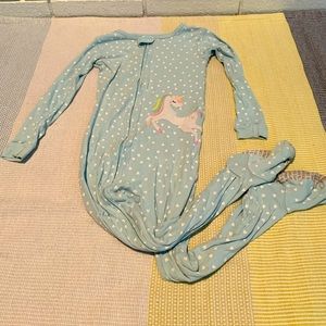 Carter’s Zip-up Cotton PJ’s with Feet - 5T